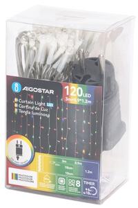 Aigostar - Ghirlandă LED de exterior pentru Crăciun 120xLED/8 funcții 3,9x1,2m IP44 multicolor