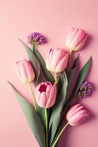 Fotografie Pink Tulips, Treechild, (26.7 x 40 cm)