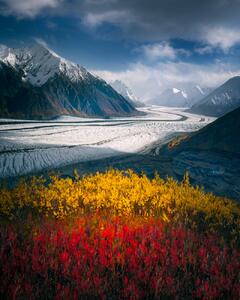 Fotografie de artă AK Glacier, Siyu and Wei, (30 x 40 cm)