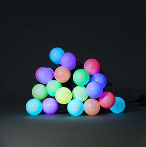 Nedis WIFILP03C20 - Șir LED RGB decorativ 20 LED/8 funcții 13m IP65 Wi-Fi Tuya
