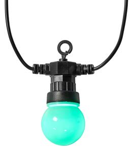 Nedis WIFILP03C10 - Șir LED RGB decorativ 10xLED 12m IP65 Wi-Fi Tuya