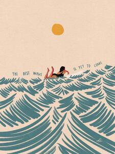 Ilustrare The Best Wave Is yet To Come, Fabian Lavater, (30 x 40 cm)
