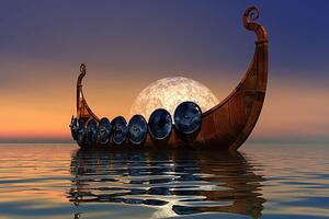 Ilustrație Viking Boat 2, CoreyFord