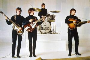 Fotografie de artă Paul Mccartney, George Harrison, Ringo Starr And John Lennon., (40 x 26.7 cm)
