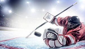 Fotografie de artă Ice Hockey Goalie, Dmytro Aksonov, (40 x 22.5 cm)