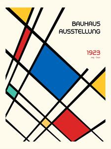 Ilustrare Bauhaus Geometric Design Retro, Retrodrome, (30 x 40 cm)