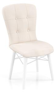 Scaun Babyface Safir Crema Picioare Albe