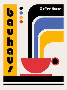 Ilustrare Bauhaus Coffee House, Retrodrome, (30 x 40 cm)