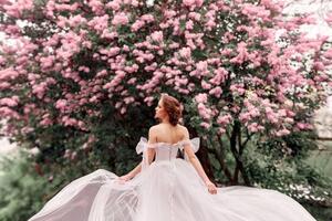 Fotografie de artă Spring Beauty,Rear view of bride standing, MURAD PHOTOGRAPHY / 500px, (40 x 26.7 cm)