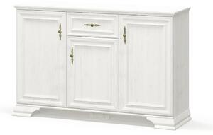 Comoda pin alb anderson IRYS, PAL laminat, 138x39x89 cm