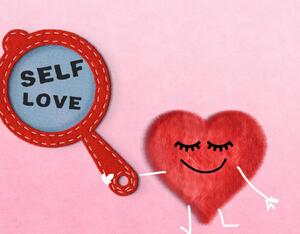 Fotografie de artă conceptual image of self love-Cartoon heart, Carol Yepes, (40 x 30 cm)