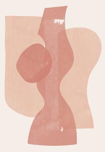 Ilustrare Peach Paper Cut Composition No.1, THE MIUUS STUDIO, (26.7 x 40 cm)