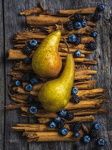 Fotografie de artă Pears and cinammon, Alan Shapiro, (30 x 40 cm)