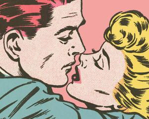 Fotografie de artă Couple Kissing, CSA-Printstock, (40 x 30 cm)