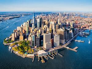 Fotografie de artă aerial view of Lower Manhattan. New York, Eloi_Omella, (40 x 30 cm)