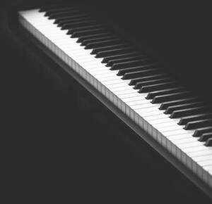 Fotografie de artă piano keys isolated on white, Natalya Sergeeva, (26.7 x 40 cm)