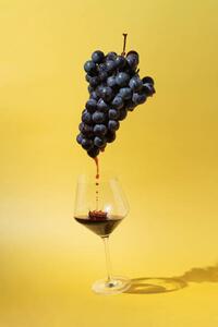 Fotografie de artă Still life with black grapes and, Amax Photo, (26.7 x 40 cm)
