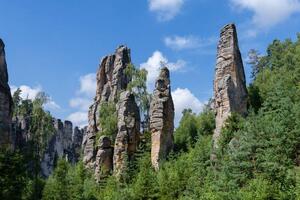 Fotografie Prachov Rocks near Jicin, Hradec Kralove,, SilvanBachmann, (40 x 26.7 cm)