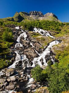 Fotografie de artă Lofoten mountains landscape, merial, (30 x 40 cm)