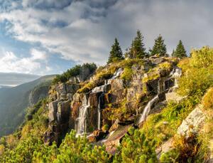 Fotografie de artă Pancava waterfall in Karkonosze national park, alex_ugalek, (40 x 30 cm)