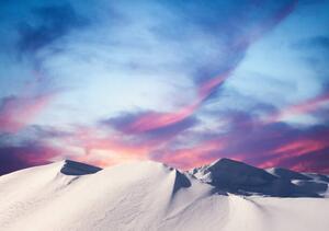 Fotografie de artă Winter Sunset In The Mountains, borchee, (40 x 26.7 cm)