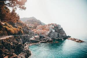 Fotografie de artă Landscape image of famous Cinque Terre, Italy, Carol Yepes, (40 x 26.7 cm)