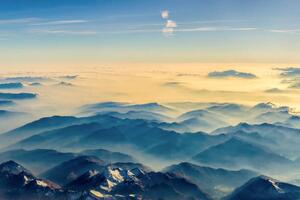 Fotografie de artă Beautiful view on the mountains from, Pakin Songmor, (40 x 26.7 cm)