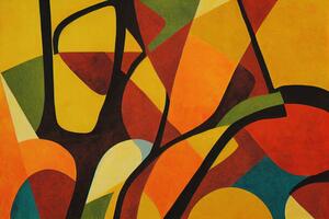 Fotografie Colors in abstract painting, Jasmin Merdan, (40 x 26.7 cm)
