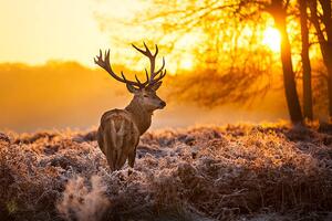 Fotografie de artă Red deer, arturasker, (40 x 26.7 cm)