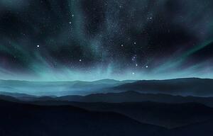 Fotografie Northern lights, Rastan, (40 x 26.7 cm)