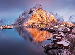 Fotografie de artă Winter in Reine, Lofoten Islands, Norway, David Clapp, (40 x 30 cm)