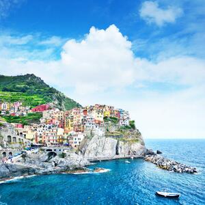 Fotografie de artă Manarola town in Cinque Terre, Italy, alxpin, (40 x 40 cm)