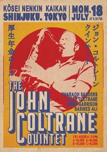 Poster John Coltrane Quintet - Tokyo, (59.4 x 84 cm)