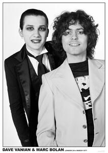 Poster The Damned & Marc Bolan - 1977