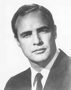 Fotografie Londres, 20/04/1966. Portrait de l'acteur americain Marlon Brando., (30 x 40 cm)