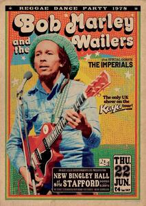 Poster Bob Marley - Stafford, (59.4 x 84 cm)