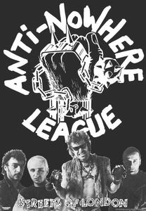 Poster Anti Nowhere League - Streets Of London