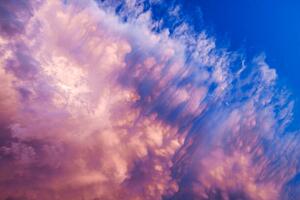 Fotografie Surreal science fiction fantasy cloudscape, purple, Andrew Merry