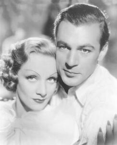 Fotografie Marlene Dietrich And Gary Cooper, Desire 1936 Directed By Frank Borzage