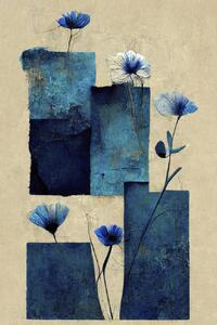 Ilustrație Blocks And Flowers, Treechild, (26.7 x 40 cm)