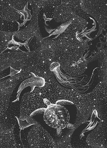 Ilustrare Cosmic ocean, Aliriza Cakir, (30 x 40 cm)