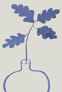 Ilustrare Blue Oak Plant, Pictufy Studio, (26.7 x 40 cm)