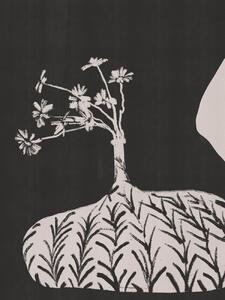 Ilustrare Plump Vase With Slender Flowers, Little Dean, (30 x 40 cm)