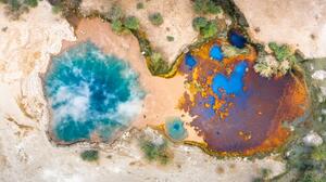 Fotografie de artă Ala Lobet geyser from above,, Roberto Moiola / Sysaworld, (40 x 22.5 cm)