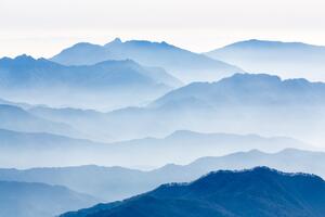 Fotografie de artă Misty Mountains, Gwangseop eom, (40 x 26.7 cm)