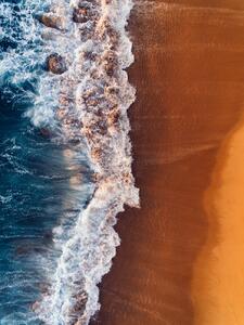 Fotografie de artă Water arrive to sand, Javier Pardina, (30 x 40 cm)