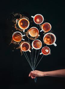 Fotografie de artă Coffee Balloons, Dina Belenko, (30 x 40 cm)