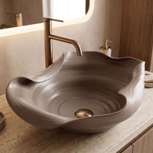 Lavoar ceramic pentru blat REA HM-66TB Handmade ART