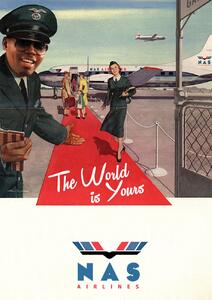 Poster de artă Nas Airlines, Ads Libitum / David Redon, (30 x 40 cm)