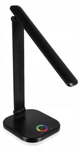 Lampă de birou LED RGBW dimabilă, cu încărcare wireless, 7W, 5V USB, negru